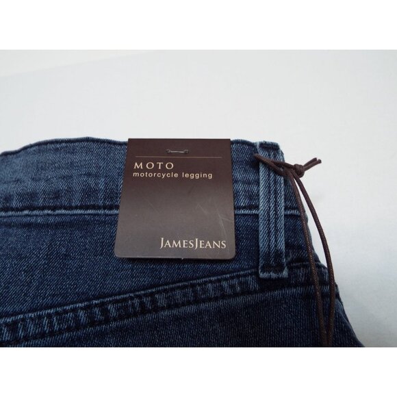 James Jeans MOTO Motorcycle Legging Skinny Distressed Size 27 - Picture 8 of 15